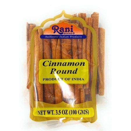 Rani Cinnamon Sticks 3.5oz (100g) ~ 11-13 Sticks 3 Inches in Length Cassia Round ~ All Natural | Vegan | No Colors | Gluten Friendly | NON-GMO