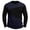 Dark Blue, variant on Tshirts Shirts for Men Fashion Patchwork Crewneck Long Sleeve Shirt Casual Loose Fit Work Gym Shirts White S