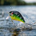 thumbnail image 5 of MInHoues Floating Crankbait Fishing Lure, 1.77" Hard Plastic Artificial Bait with Treble Hooks, Realistic Swimbait with Wobble Action for Bass, Freshwater Saltwater Tackle, 5 of 5