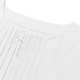thumbnail image 7 of Xzbqbs Mens Cotton Linen Shirts Casual Slim Fit Button Pullover Tops Fashion Lightweight Solid Color Crew Neck Shirts for Men, 7 of 7