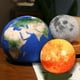 thumbnail image 2 of Juguete de peluche realista de la tierra, sol y Marte, sistema Solar de relleno, almohada de tiro de bola redonda, mercurio, Júpiter, Saturno, Urano, Neptuno, planeta, 2 of 5
