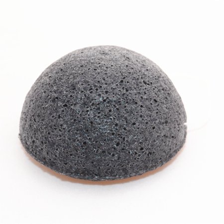 Konjac Facial Sponge Set - 100% Natural Great for Sensitive, Oily & Acne Prone Skin -Best Beauty Facial Scrub for gentle deep cleaning & exfoliation (2 Charcoal Sponges (Best Bronzer For Sensitive Acne Prone Skin)
