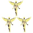 thumbnail image 1 of MasteelfCA 3Pcs Metal Goddess Brooch Pin Wing Lapel Pin Fashion Accessory Clothing Decoration, 1 of 8