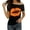 A110 Orange-Lips Print Off Shoulder T-Shirt Women, variant on Lips Print Off Shoulder T-Shirt Women Short Sleeve Summer Tops Loose Casual Blouses Trendy Going Out Street Basic Tee M