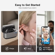 BlaidsX Neuro Hearing Aids, Bluetooth Rechargeable OTC Hearing Aids for Seniors and Adults, Mobile App Hearing Test Audiogram & Noise Cancellation, Dual Mic & 32 DSP Channels | USA-Made