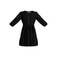 thumbnail image 4 of Time and Tru Women's Poplin Shirt Dress with Long Sleeves, Sizes XS-XXXL, 4 of 4