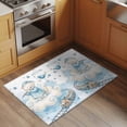thumbnail image 2 of Cat Front Door Rugs 2x3 ft Cartoon Blue Hat Cat Cloud Train Track Bird Toys Small Rug for Entryway Non Slip Washable Bathroom Door Mat Absorbent Floor Mat for Indoor Entrance, 2 of 9