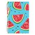 thumbnail image 2 of Watermelons Ring Binder Notebook Journey Note Diary College Ruled Spiral Notebook Study Loose Leaf Paper A5 60 Pages, 2 of 8