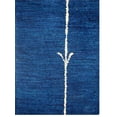 thumbnail image 5 of Rugsotic Carpets Handmade Rugs Hand Knotted Loom Rectangle 8'x10' Blue Silk Mix for Indoor Use, 5 of 5