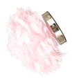 thumbnail image 3 of Lampe de Table à Plumes USB Type C 5V Contrôle Tactile Gradation Continue Lampe de Table LED pour Chambre Café Rose, 3 of 10