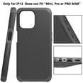 thumbnail image 3 of Bemz iPhone 13 Bundle: Dual Layer Shockproof Protection Case, Glass Screen Protectors (2-Pack), Glass Screen Protectors (2-Pack), Keychain Touch Tool - Black, 3 of 9