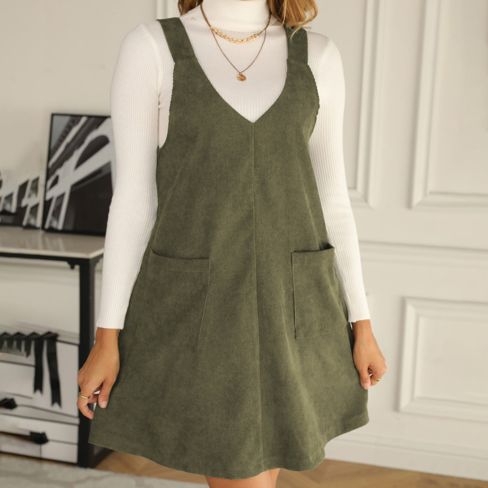 satin v neck tea length a line dress A-Line/Princess V-Neck Tea-Length Cocktail Dresses with Belt dark green prom dresses Size:11-12 Years (160cm) Body Talk Diamond Mesh