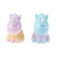 thumbnail image 4 of OUNONA 2Pcs Lovely Unicorn Figurine Ornaments Assorted Decoration Animal Statue, 4 of 8