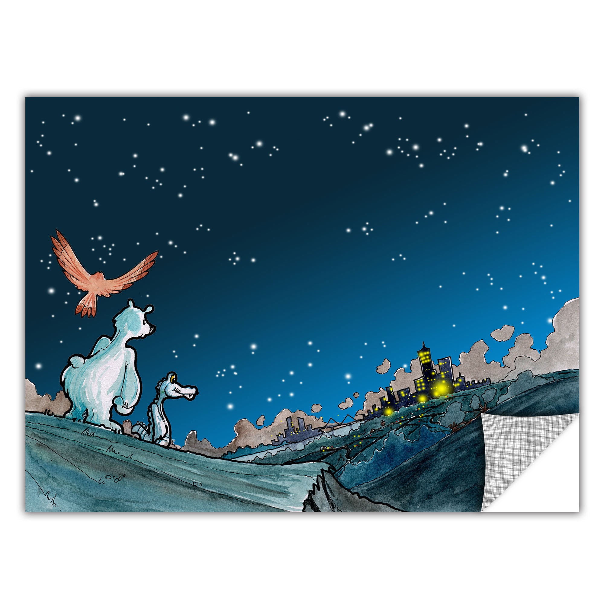Luis Peres "Polar 4" Removable Wall Art