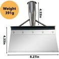 thumbnail image 2 of Snow Shovel Ice Chopper: Ice Scraper for Driveway, Walkways, and Roads, Garden Shovel for Lawn Edging and Weeding,Manganese Steel Ice Breaker Tool for Clearing Snow and Ice (8.27 x 4.33in), 2 of 8