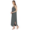 thumbnail image 3 of Inkmeso Robe d'Été Unie Aguichant pour Femmes à Bretelles Spaghetti Décontractée de Plage et de Villégiature Robe Maxi, 3 of 7