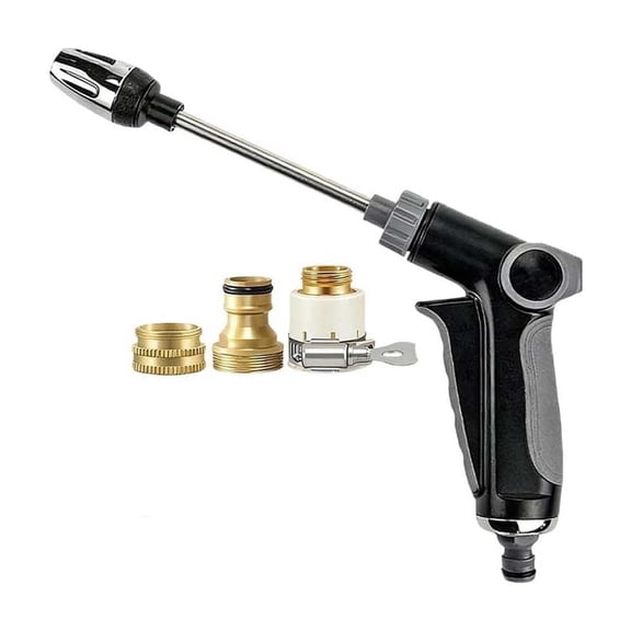 Handheld Power Washer High Pressure Cleaning Tool With 3 Spray Modes Stainless Steel Water Sprayer For Car Patio Silver