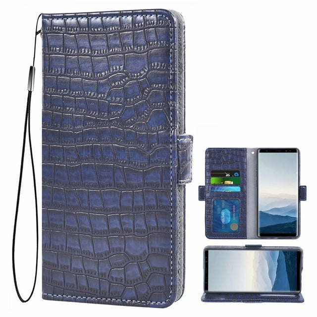 Samsung Galaxy A71 5g Cover, Mobile Phone Cover Samsung Galaxy A71 5g Leather Case 3 Card Slots with Magnetic Closure Mobile Phone Stand Flip Cover Samsung Galaxy A71 5g Protective Cover, Blue