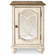 thumbnail image 3 of Signature Design by Ashley Realyn Cottage-Style Mirrored End Table in Antique White, 3 of 8
