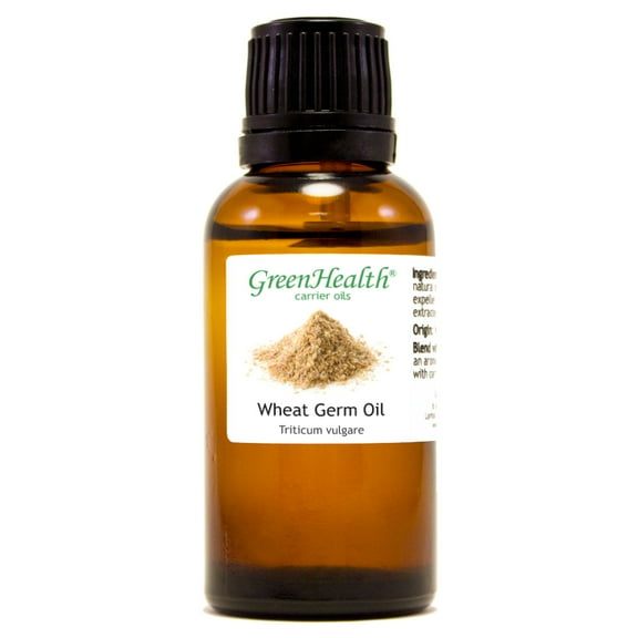 Wheat Germ Carrier Oil - 1 fl oz - Amber Glass Bottle w/ Euro Dropper