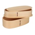 thumbnail image 4 of Bento Lunch Box, Wooden Bento Boxes Composite Wood Split Combination  For Student For School Camping For Climbing, 4 of 8