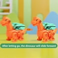 thumbnail image 6 of Viflosae Outdoor Toddler Toys Halloween Toys for Toddlers Portable & Travel-Friendly Dinosaur Mechanical Assembly Model Press Automatic Gliding Dinosaur Car Educational Toy, 6 of 8