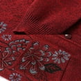 thumbnail image 6 of Guardung Middle-Aged And Elderly Sweater Warm And Elderly Women Knit Sweater grey, 6 of 6