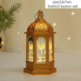 thumbnail image 1 of Adornos EID Mubarak, decoración de mesa con forma de castillo de luna dorada, suministros para decoración de Ramadán musulmán Gurbang para el hogar, regalos Eid Al Adha 2023, A-gold, 1 of 5