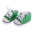 thumbnail image 2 of Zapatos De lona con lentejuelas Sunnimix para muñeca americana De 18 pulgadas regalo verde, 2 of 6