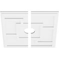thumbnail image 2 of 20"OD x 3"ID x 7"C x 1"P Knox Architectural Grade PVC Contemporary Ceiling Medallion, Two Piece, 2 of 11