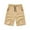 A0611 Khaki gingham shorts toddler boy, variant on Plus Size Shorts with Pockets Big Boy's Casual Shorts Summer Cotton Classic Fit Elastic Waist Shorts with Zipper Pockets Boy's Quick Dry Running Shorts