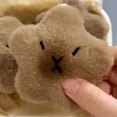 thumbnail image 1 of Cute Capybara Doll Squeaking Simulation Toy Girl Pendant Jewelry School Bag Key Chain Pendant Birthday Gift Creative Backpack Pendant, 1 of 3