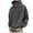 Gray, variant on Cuoff Hoodies Sweatshirt Winter Loose Casual Solid Color Loose Casual Hoodies for men White M