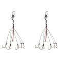 thumbnail image 2 of S SERENABLE 2 Set High Carbon Steel Fishing Hook Fishhooks with 12pcs Hooks 5 5, 2 of 6