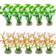 thumbnail image 1 of Se utiliza para decoración de peceras, 10 piezas de plantas altas de plástico, plantas de acuario., 1 of 5