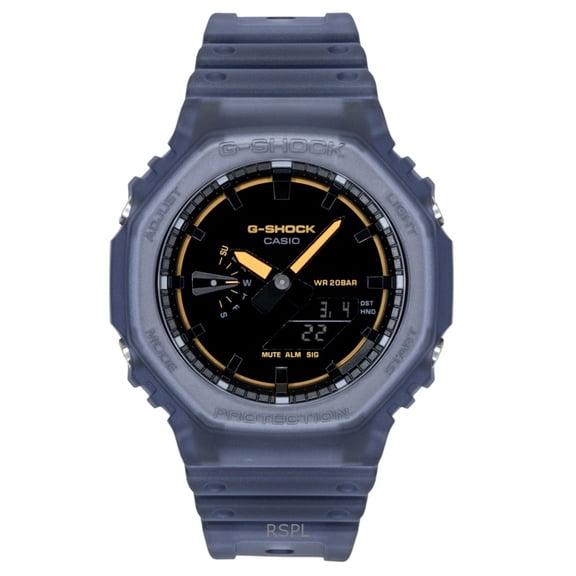 Casio G-Shock Analog Digital Resin Strap Black Dial Quartz GA-2100K-2A 200M Men's Watch