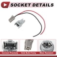 thumbnail image 4 of 1 Juego de Cableado de Zócalo de Luz de Reversa para Honda Accord/Odyssey/Civic 1998-2019 No.33513S84A01 Conector de Pigtail de Bombilla, 4 of 7