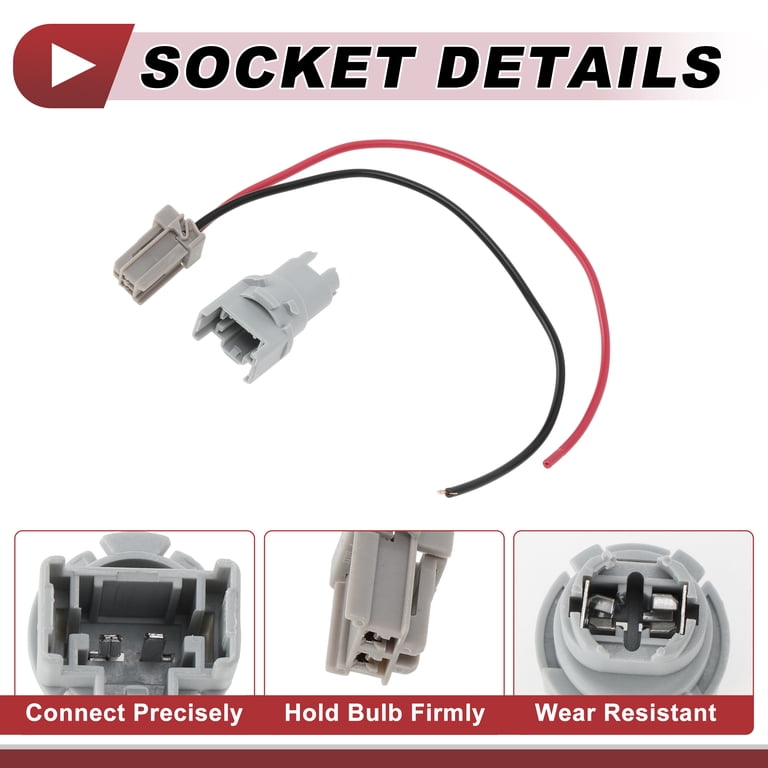 1 Set Backup Reverse Light Socket Wiring for Honda Accord/Odyssey