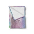 thumbnail image 2 of Angel Wings Soft Flannel Fleece Throw Blanket, Angelic Mandala Yoga Ethereal Pastel Psychedelic Theme Illustration, Cozy Plush for Indoor and Outdoor Use, 50" x 60", Multicolor, by Ambesonne, 2 of 5