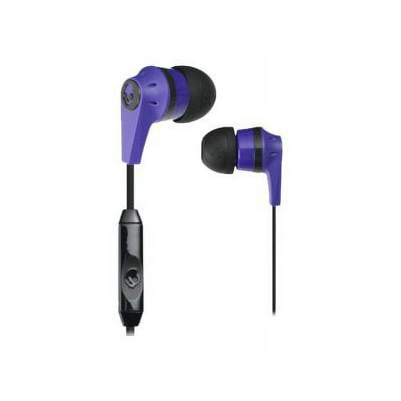 Skullcandy Ink'd 2 - Earphones with mic - in-ear - wired - 3.5 mm jack - black, purple