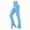 #PFRNLF- Blue, variant on PFRNLF Women's Yoga Leggings with Pockets Summer High Waisted Tummy Control Bootcut Flare Pants