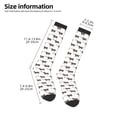 thumbnail image 5 of Daiia Sports Socks Dachshund Dog Puppy Printed Novelty Crew Socks for Men Women Knee High Socks Cotton Socks Soft & Breathable Support Unisex Socks, 5 of 9