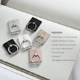 thumbnail image 2 of Cell Phone Finger Ring Holder & Grip Universal Kickstand with 360° Rotation and 180° Flip Compatible with Most Smartphones (Rose Gold), 2 of 5