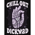 thumbnail image 3 of Grindstore - Camiseta Sin Mangas Chill Out Dickwad para Mujer (Negro), 3 of 3