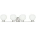 thumbnail image 5 of Aspen Creative 62201, 4-Light Bathroom Vanity, 31-1/2" Wide, Transitional Design, Brushed Nickel, 5 of 6