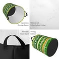 thumbnail image 2 of Lsque St. Patrick's day in green colors Pattern Laundry Hamper Basket, Tall Woven Rope Hamper Basket for Clothes, Lightweight Storage Basket, Collapsible Waterproof-Small, 2 of 6