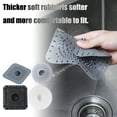 thumbnail image 2 of Silicone Shower Drains Cover With Hair Trap Elastic Easy Maintenance Strainer Not Clog Drains Guards for Bathroom Use, 2 of 9
