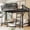 Black + Full, variant on ChenyueFurn Modern Metal Storage Queen Loft Bed with Ladder White