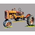 thumbnail image 2 of Kalina, Emily 14x12 White Modern Wood Framed Museum Art Print Titled - Vintage Tractor XVI, 2 of 4