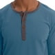 thumbnail image 5 of Blusas y camisas de manga larga con cuello redondo para hombre, color liso, informales, a la moda, con botones, cuello redondo, manga larga, blusa de poliéster para hombre, 5 of 6